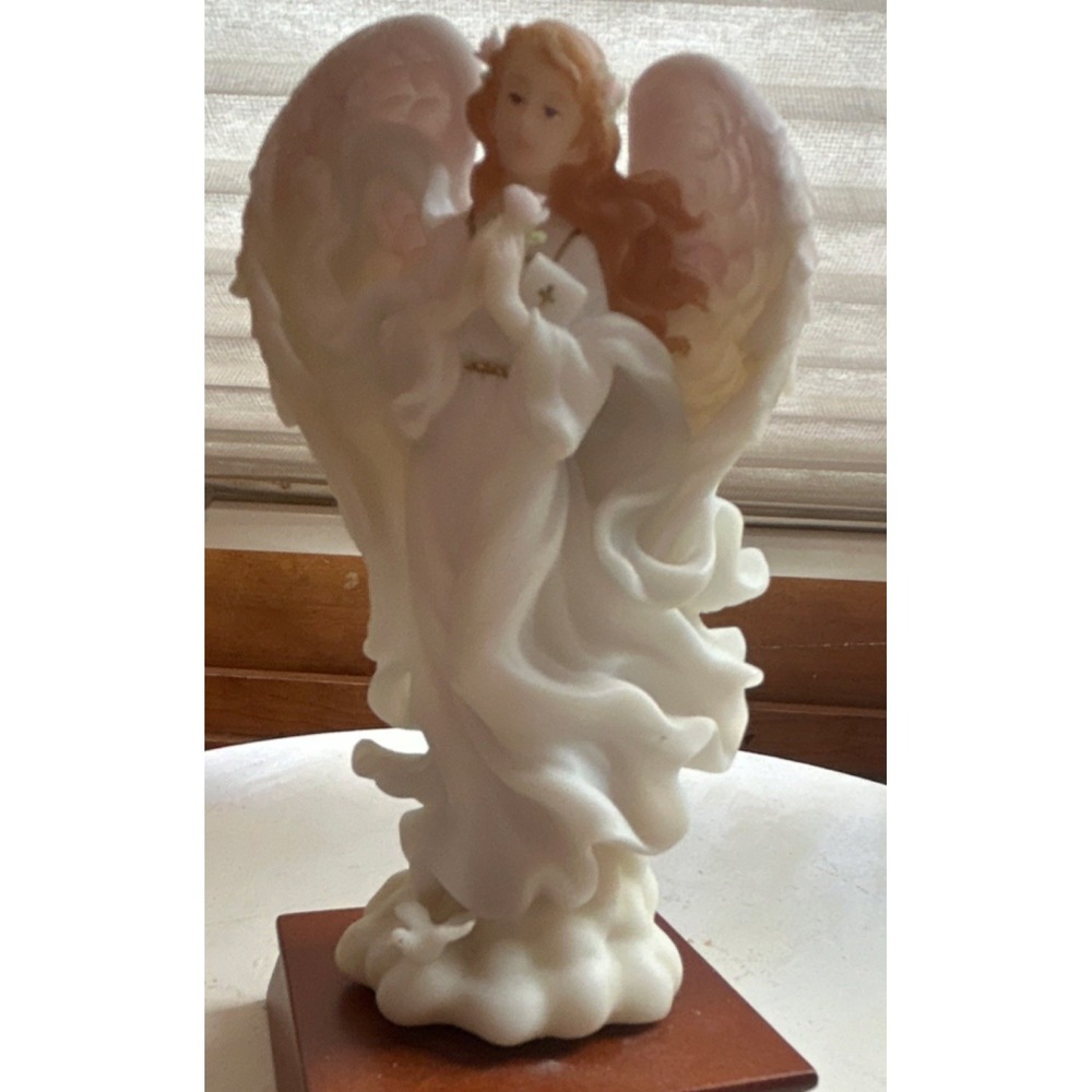 VTG Seraphim Classics Memorial Angel Figurine 'In God's Care' Ceramic Christian - Picture 13 of 16